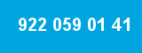 922 059 01 41 922 059 01 41